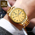 Top Luxury Brand OLEVS Couple Watch Men Women Automatic Quartz Day/Date Chronograph Casual WristWatch OEM LOGO Clock